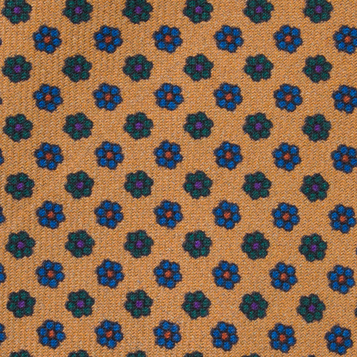 Ancient Madder Silk Tie - Beige - Hand-Rolled