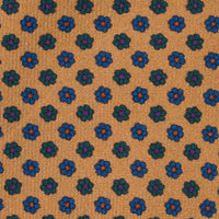Ancient Madder Silk Tie - Beige - Hand-Rolled