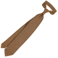 Ancient Madder Silk Tie - Beige - Hand-Rolled