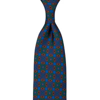 Ancient Madder Silk Tie - Forest - Hand-Rolled