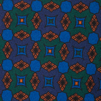Ancient Madder Silk Tie - Forest - Hand-Rolled