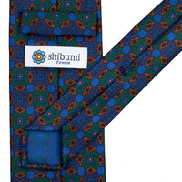 Ancient Madder Silk Tie - Forest - Hand-Rolled