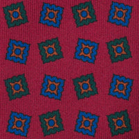 Ancient Madder Silk Tie - Cherry - Hand-Rolled