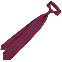 Ancient Madder Silk Tie - Cherry - Hand-Rolled