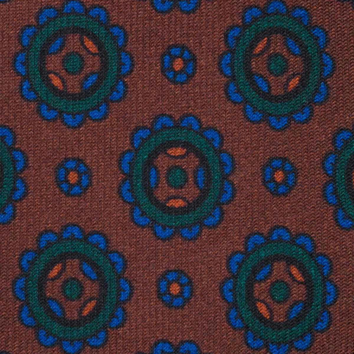 Ancient Madder Silk Tie - Beech - Hand-Rolled