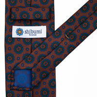 Ancient Madder Silk Tie - Beech - Hand-Rolled