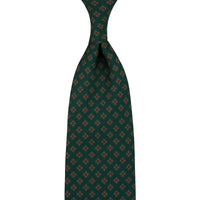 Copper Madder Silk Tie - Forest - Hand-Rolled