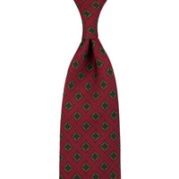 Copper Madder Silk Tie - Cherry - Hand-Rolled