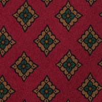 Copper Madder Silk Tie - Cherry - Hand-Rolled