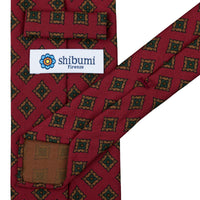 Copper Madder Silk Tie - Cherry - Hand-Rolled