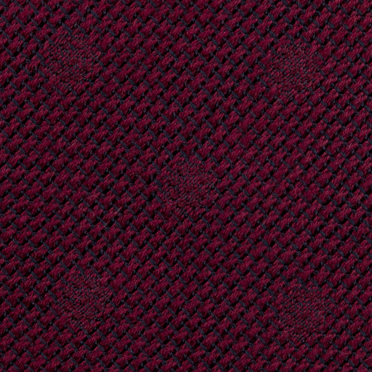 Floral Cashmere / Silk Grenadine Tie - Burgundy Shadow