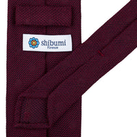 Floral Cashmere / Silk Grenadine Tie - Burgundy Shadow