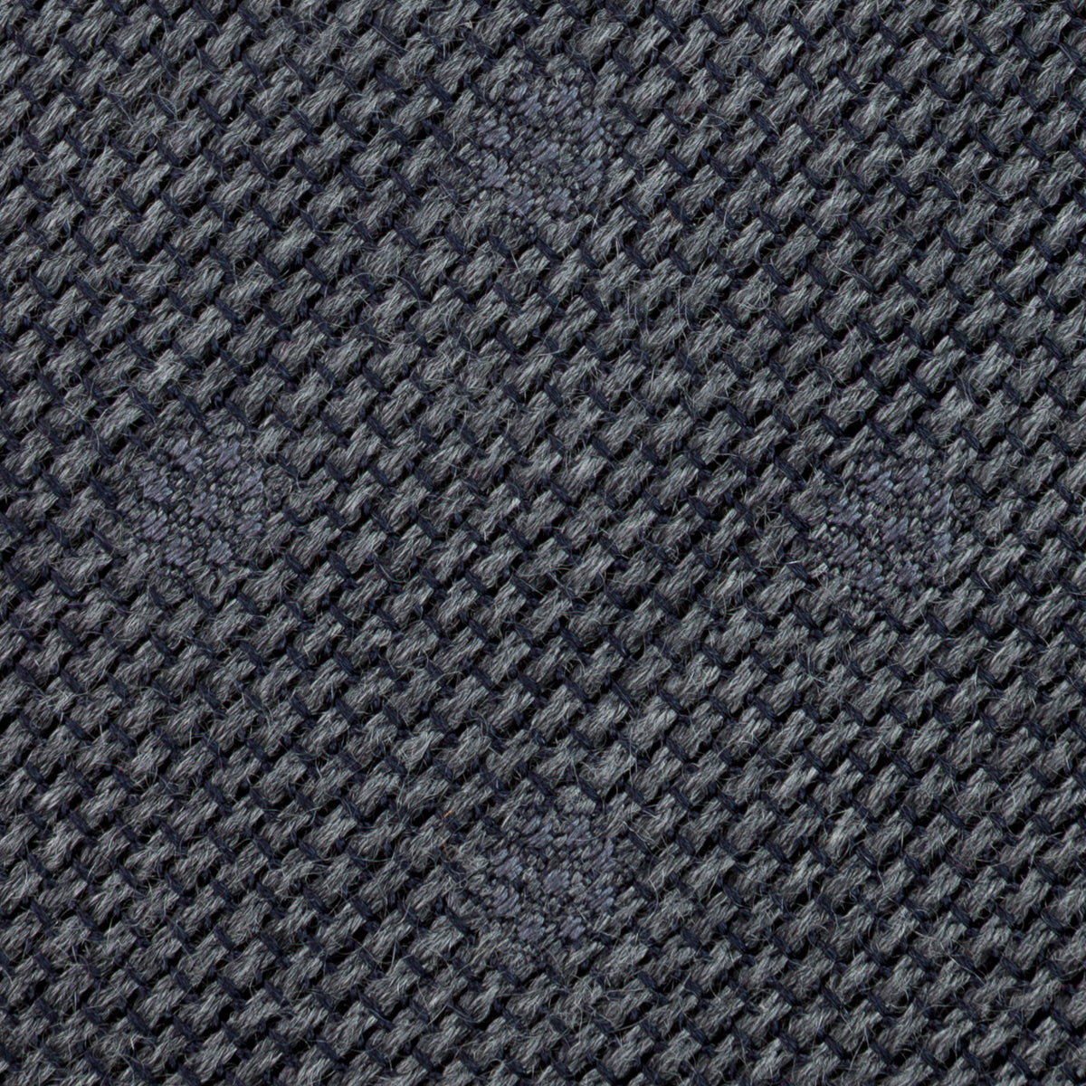 Floral Cashmere / Silk Grenadine Tie - Grey Shadow