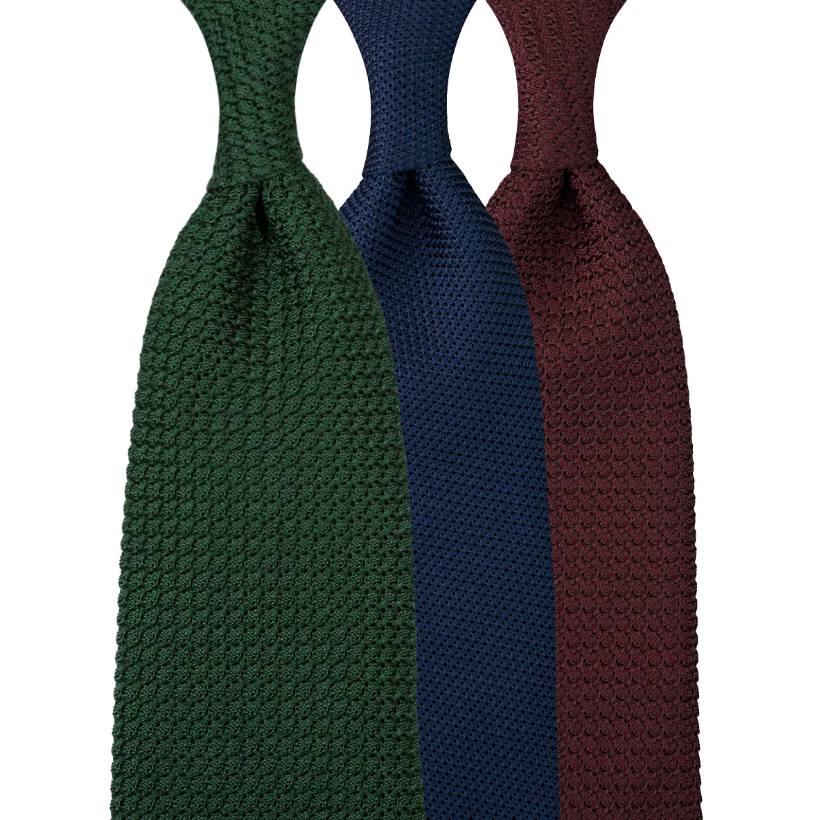 3x Plain Grenadine Ties - Colors Selectable