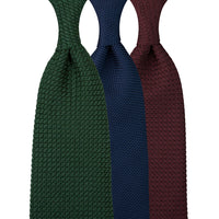 3x Plain Grenadine Ties - Colors Selectable