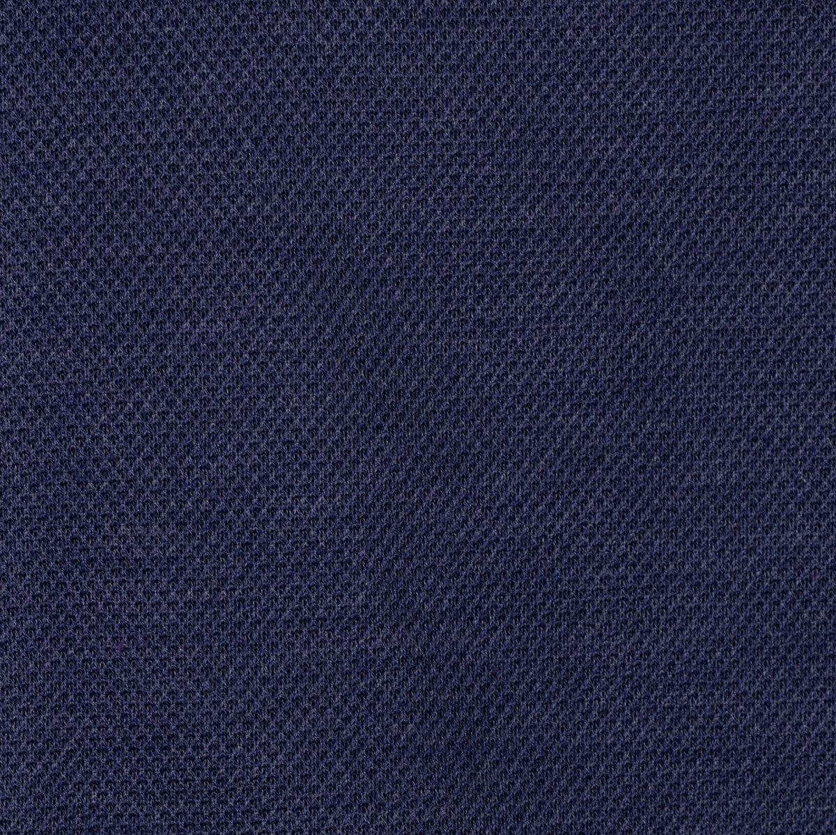 Long Sleeved Polo Shirt - Wide Spread - Denim Blue