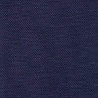 Long Sleeved Polo Shirt - Wide Spread - Denim Blue