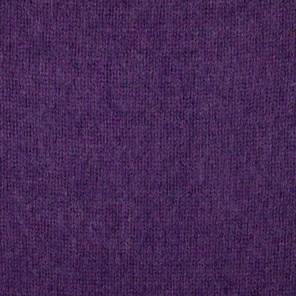 Brushed Wool Crewneck Sweater - Purple