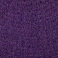Brushed Wool Crewneck Sweater - Purple