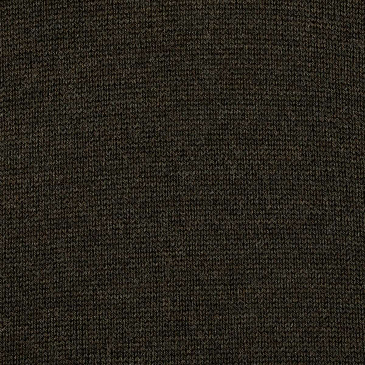 Merino Wool Knitted Turtleneck - Dark Olive