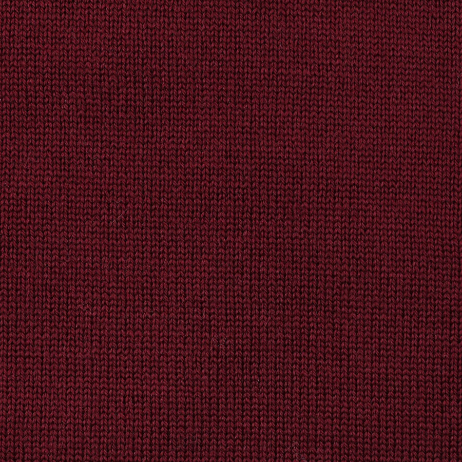 Merino Wool Sleeveless Cardigan - Burgundy
