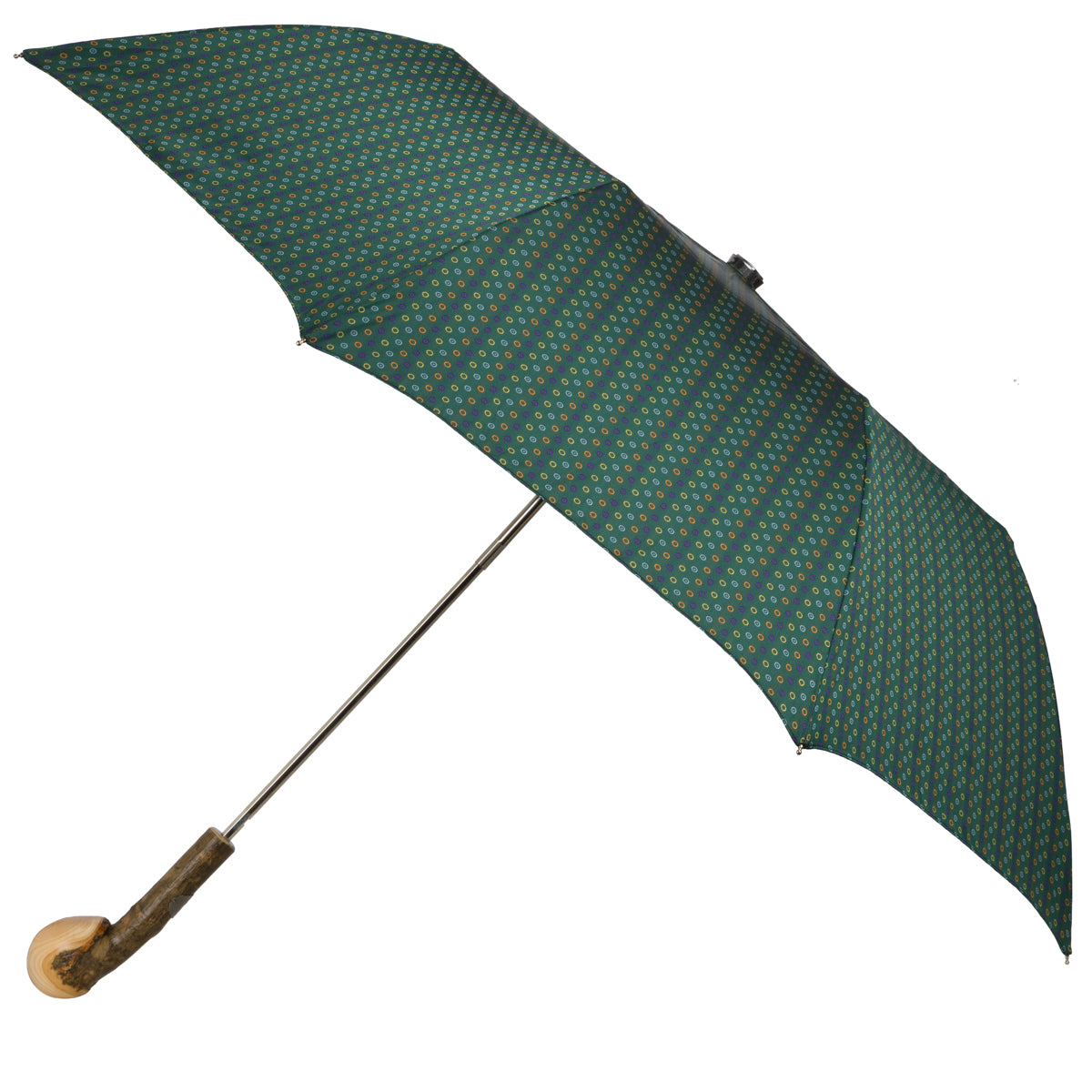 Shibumi x Mario Talarico Travel Umbrella Green Floral - Lemon Root