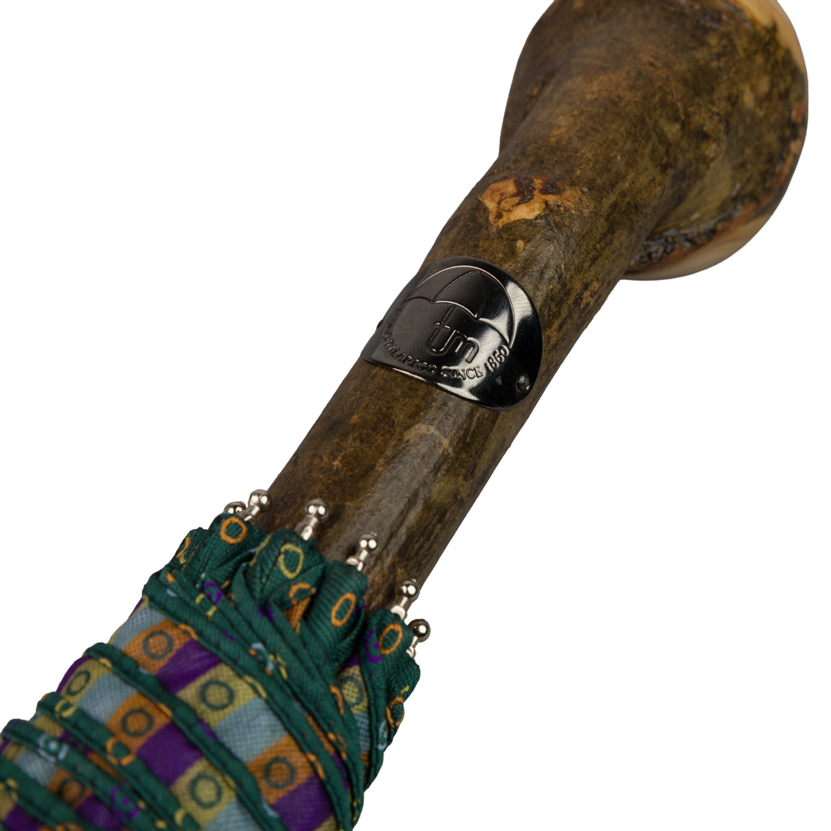 Shibumi x Mario Talarico Travel Umbrella Green Floral - Lemon Root