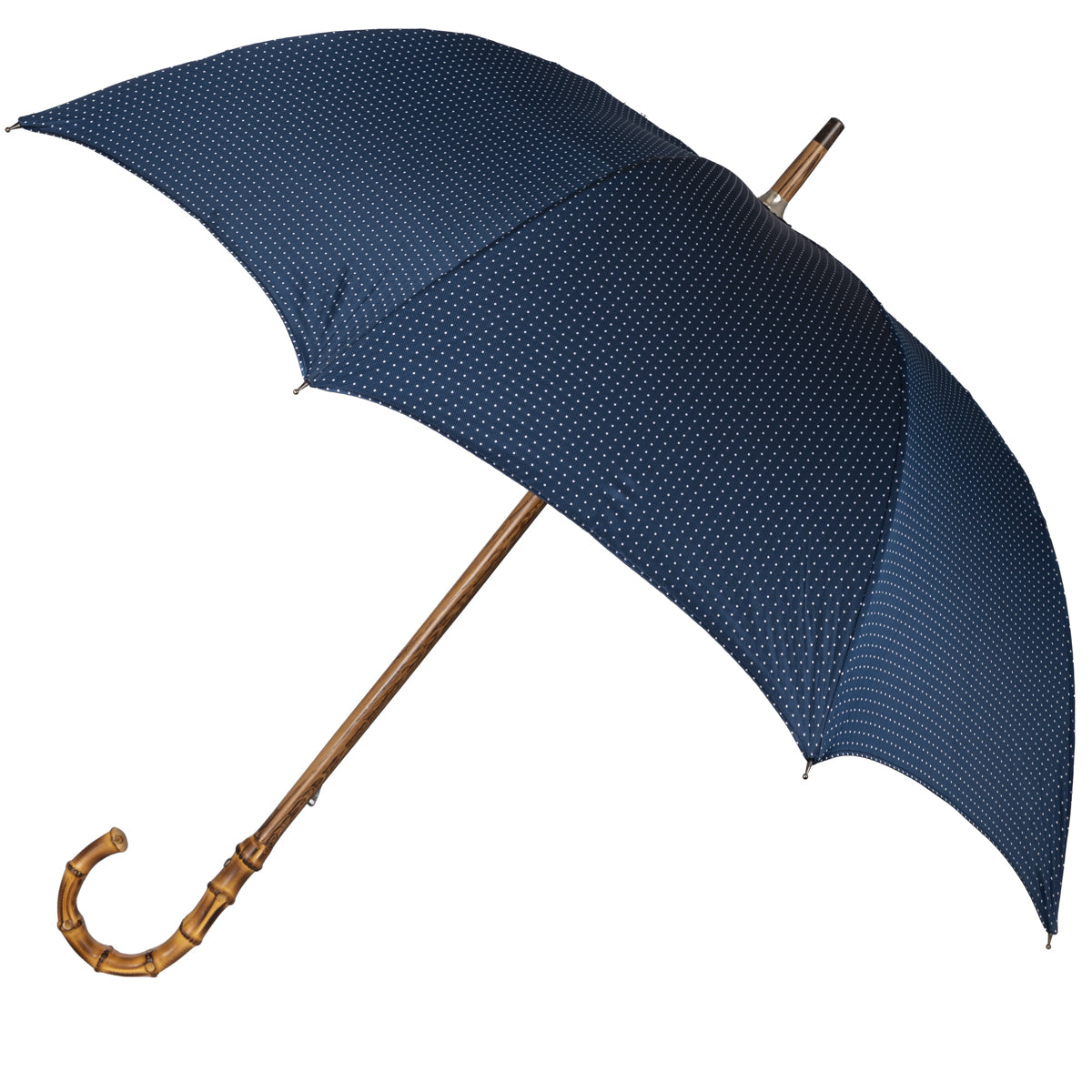 Shibumi x Mario Talarico Umbrella Navy Dots - Bamboo
