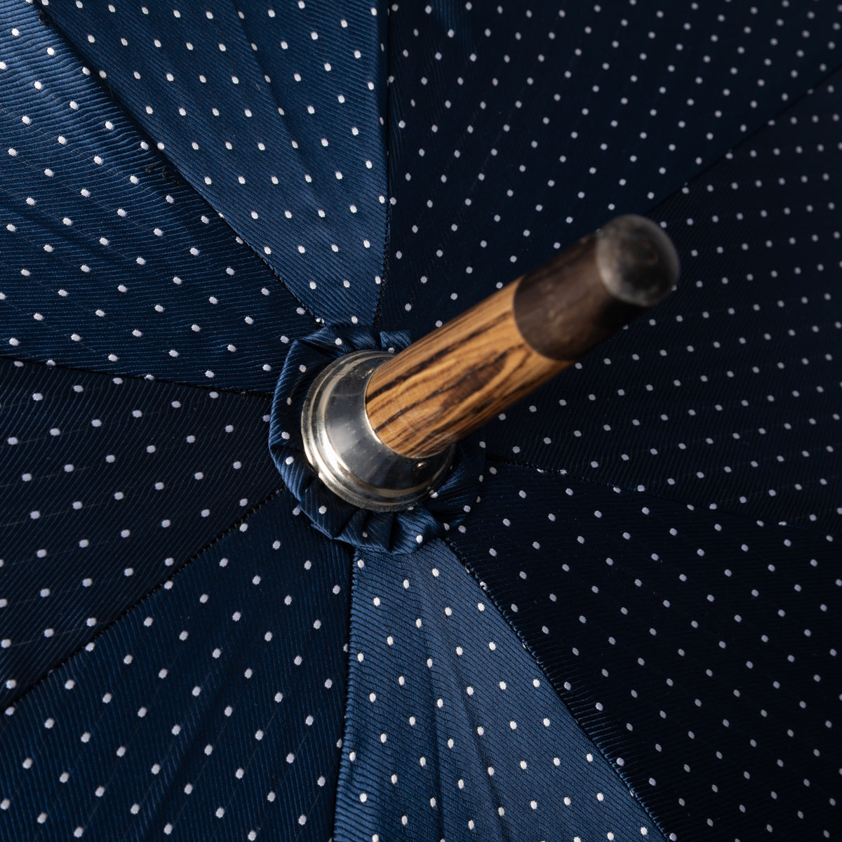 Shibumi x Mario Talarico Umbrella Navy Dots - Bamboo