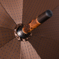 Shibumi x Mario Talarico Umbrella Beige Dots - Dark Hickory