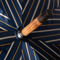 Shibumi x Mario Talarico Umbrella Navy Striped - Bamboo