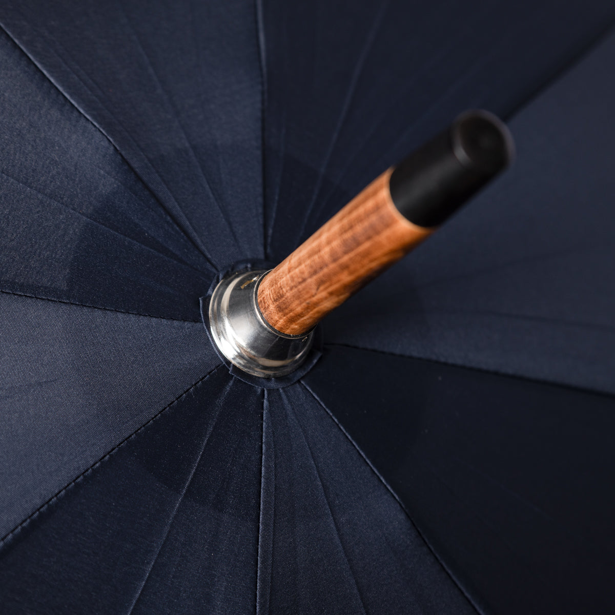 Shibumi x Mario Talarico Umbrella Navy Plain - Bamboo