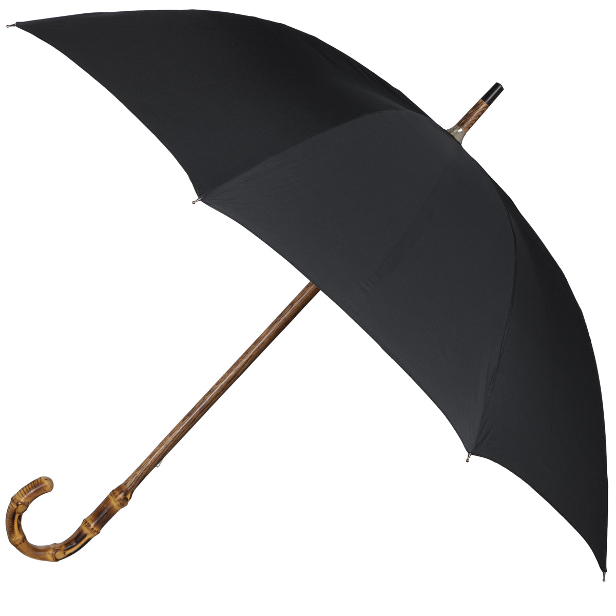 Shibumi x Mario Talarico Umbrella Black Plain - Bamboo