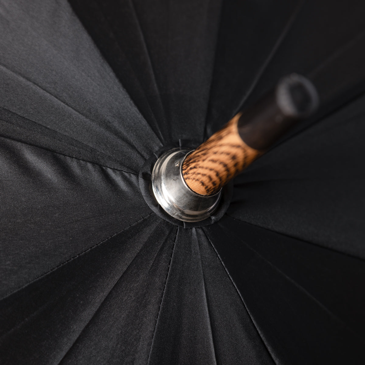 Shibumi x Mario Talarico Umbrella Black Plain - Bamboo