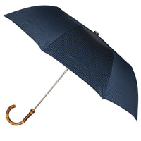 Shibumi x Mario Talarico Travel Umbrella Navy Dots - Bamboo