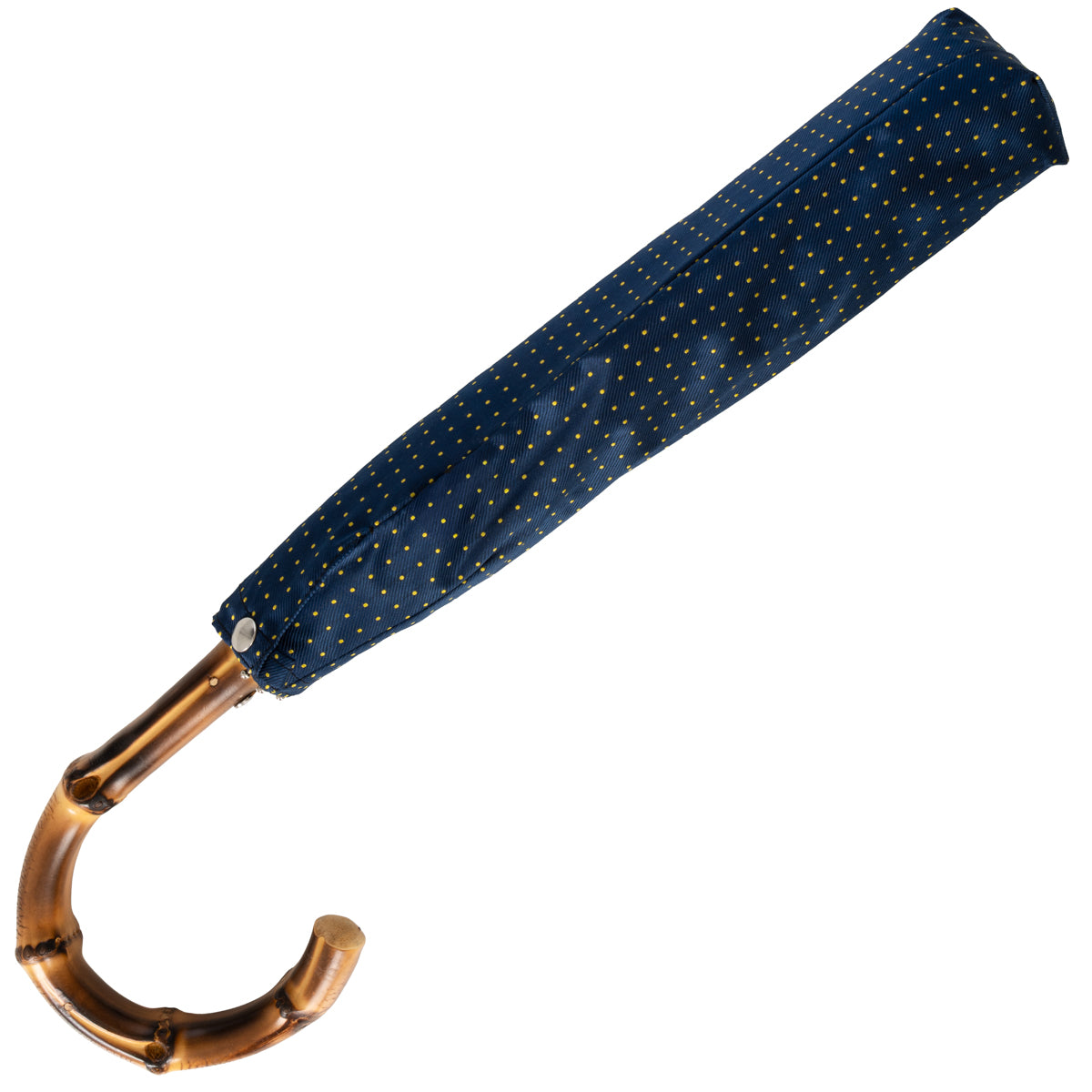 Shibumi x Mario Talarico Travel Umbrella Navy Dots - Bamboo