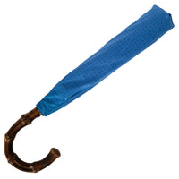 Shibumi x Mario Talarico Travel Umbrella Sky Blue Dots - Bamboo
