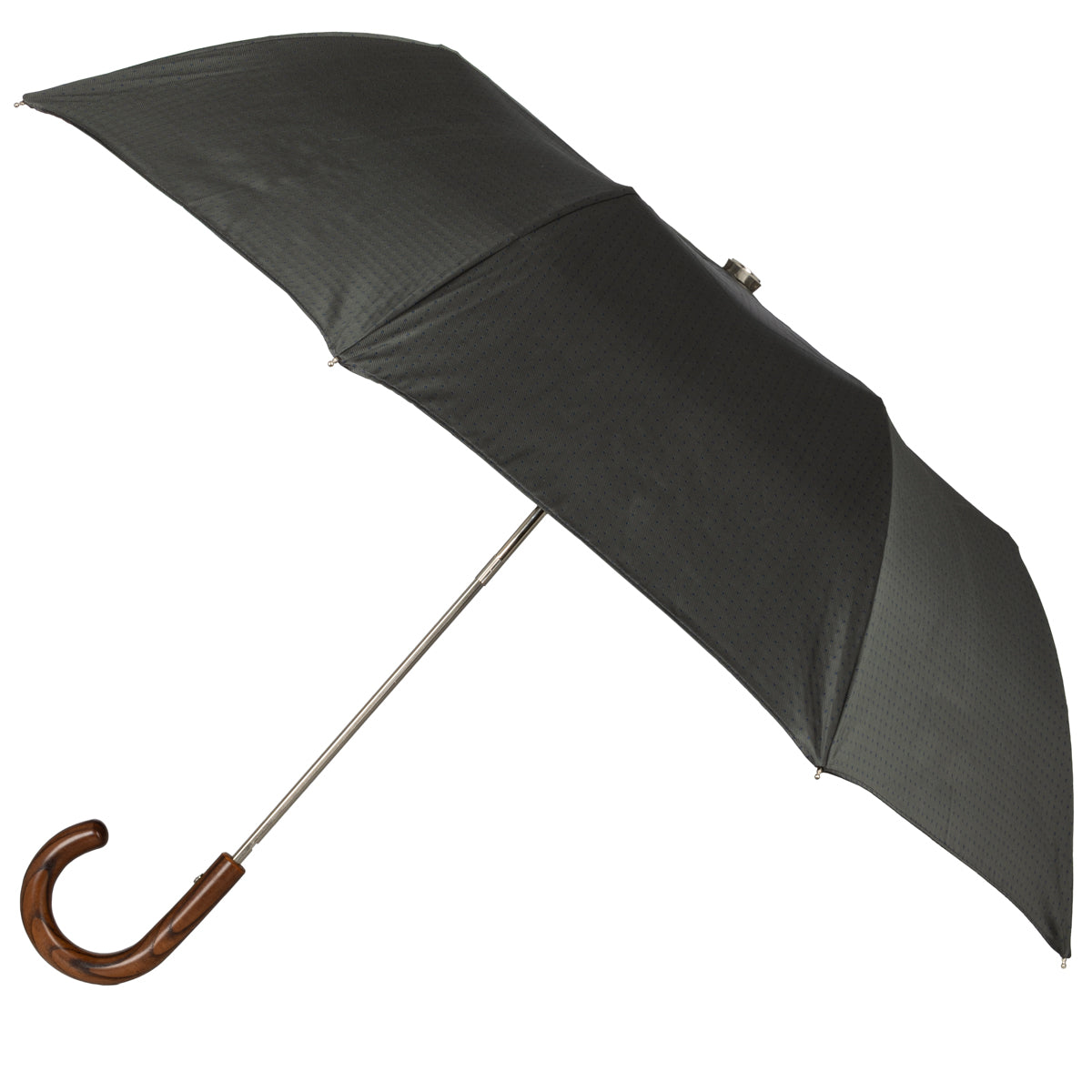 Shibumi x Mario Talarico Travel Umbrella Charcoal Dots - Hickory