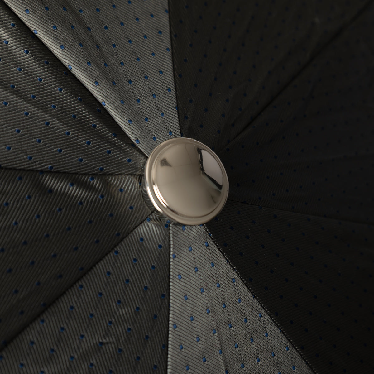 Shibumi x Mario Talarico Travel Umbrella Charcoal Dots - Hickory