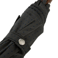 Shibumi x Mario Talarico Travel Umbrella Charcoal Dots - Hickory