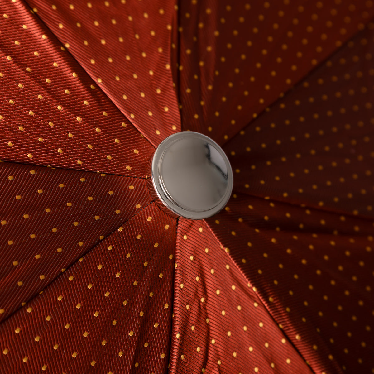 Shibumi x Mario Talarico Travel Umbrella Rust Dots - Hickory