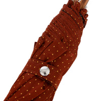 Shibumi x Mario Talarico Travel Umbrella Rust Dots - Hickory