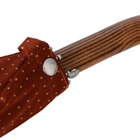 Shibumi x Mario Talarico Travel Umbrella Rust Dots - Hickory