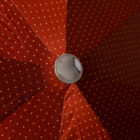 Shibumi x Mario Talarico Travel Umbrella Rust Dots - Chestnut