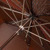 Shibumi x Mario Talarico Travel Umbrella Rust Dots - Chestnut