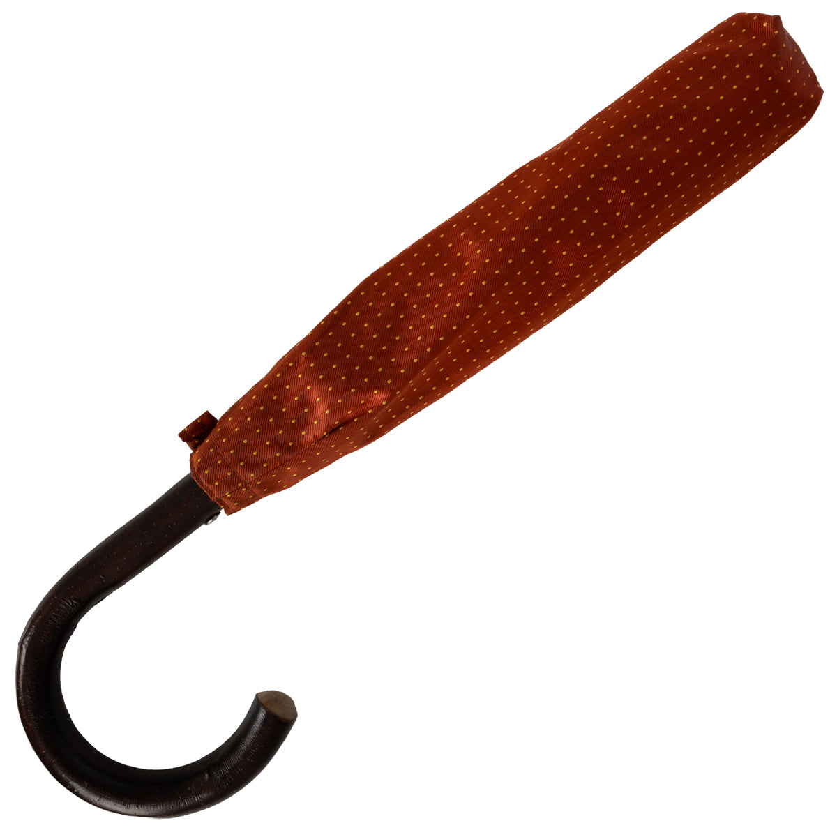 Shibumi x Mario Talarico Travel Umbrella Rust Dots - Chestnut