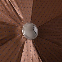 Shibumi x Mario Talarico Travel Umbrella Brown Dots - Chestnut