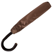 Shibumi x Mario Talarico Travel Umbrella Brown Dots - Chestnut