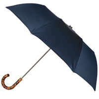 Shibumi x Mario Talarico Travel Umbrella Navy Dots - Hickory
