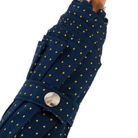 Shibumi x Mario Talarico Travel Umbrella Navy Dots - Hickory